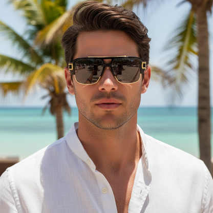 Jovian Adult Retro Sunglasses – Stylish UV400 Gradient Lenses for Clear Vision