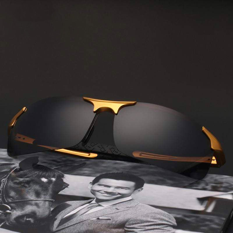 Nesium Men's Sunglasses – Stylish Rectangle Frame with UV400 Protection