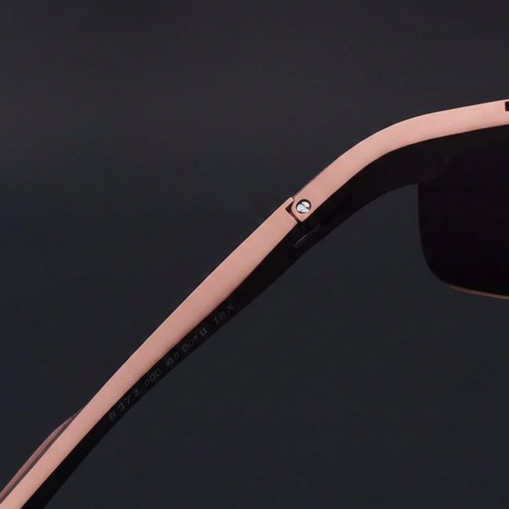Nesium Men's Sunglasses – Stylish Rectangle Frame with UV400 Protection