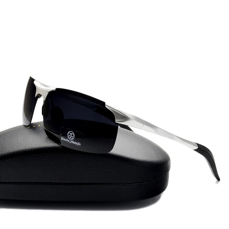 Nesium Men's Sunglasses – Stylish Rectangle Frame with UV400 Protection