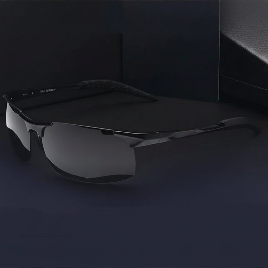 Nesium Men's Sunglasses – Stylish Rectangle Frame with UV400 Protection