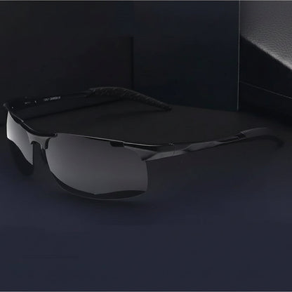Nesium Men's Sunglasses – Stylish Rectangle Frame with UV400 Protection