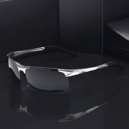 Nesium Men's Sunglasses – Stylish Rectangle Frame with UV400 Protection