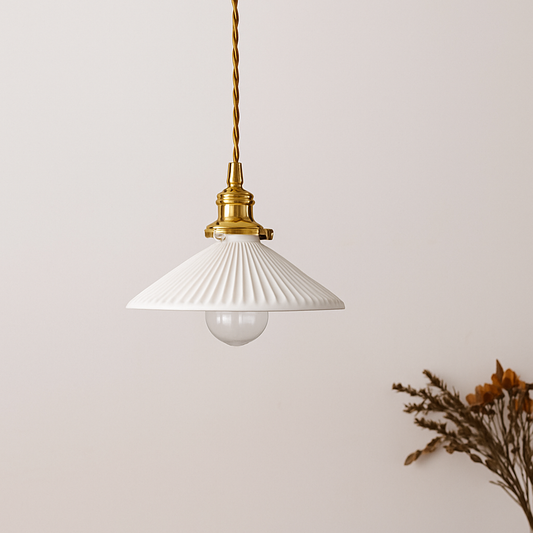 Letten Modern Pendant Light – Elegant White Ceramic Design for Stylish Interiors