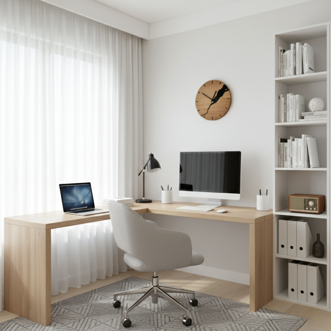Okka Modern Wall Clock – Elegant Minimalist Design for Any Space