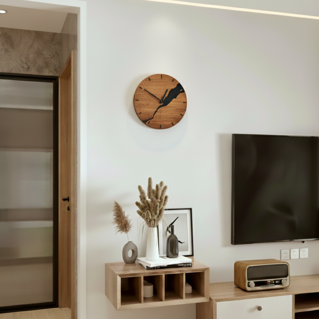 Okka Modern Wall Clock – Elegant Minimalist Design for Any Space