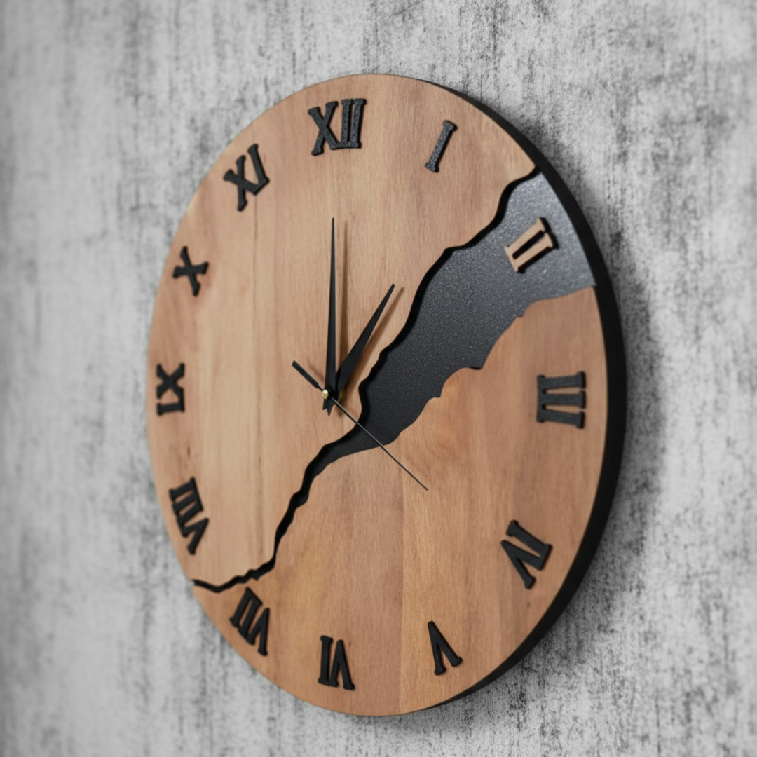 Okka Modern Wall Clock – Elegant Minimalist Design for Any Space
