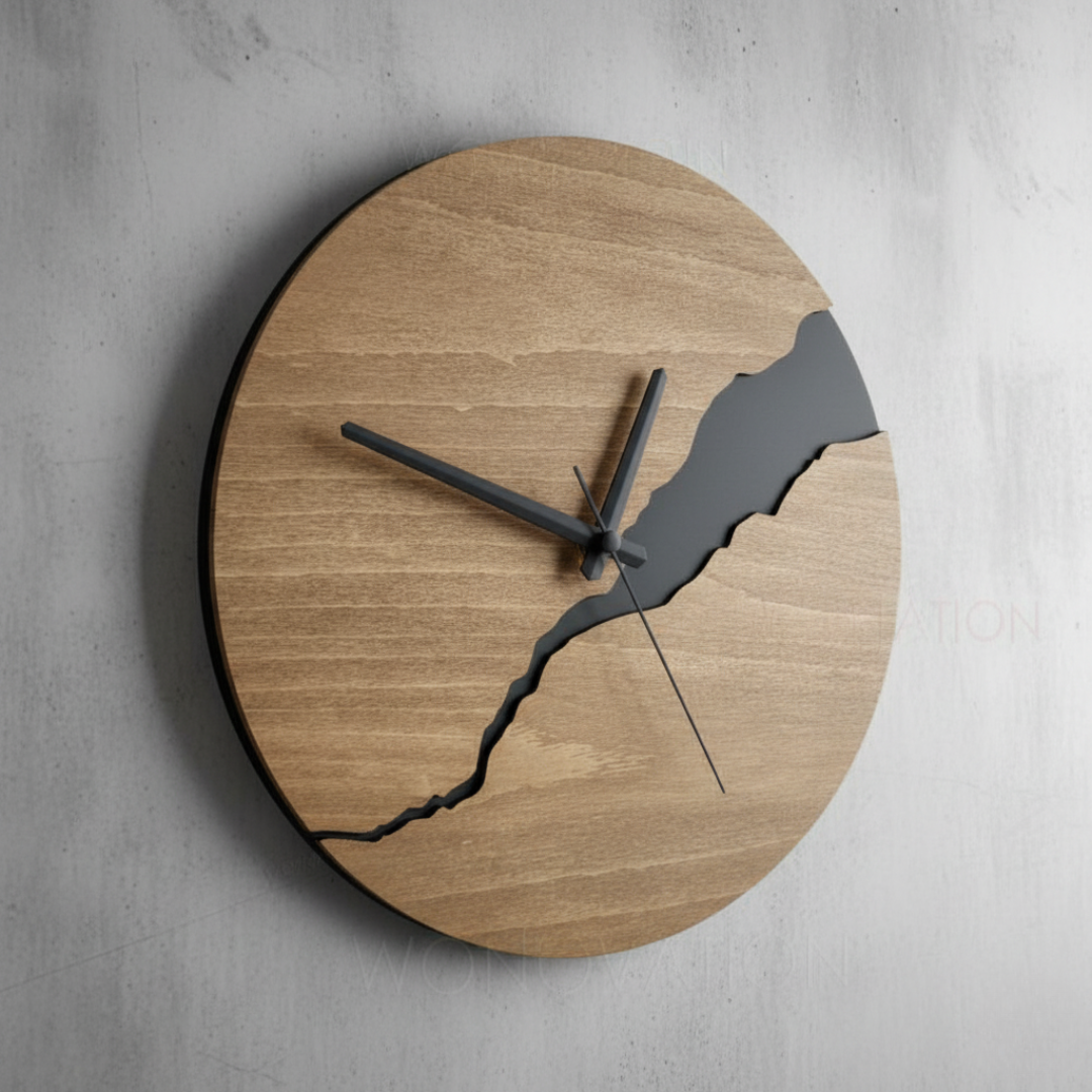 Okka Modern Wall Clock – Elegant Minimalist Design for Any Space
