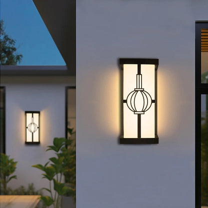 LumeRadar Modern Outdoor Wall Light – Motion Sensor for Enhanced Security