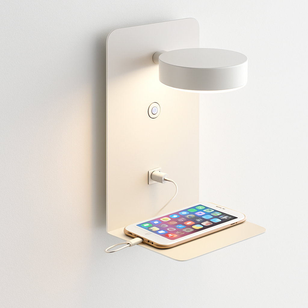 Farlowe LED Wall Light Modern Design – Functional USB Charging & Stylish Illumination