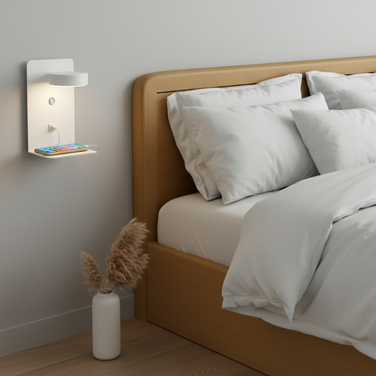 Farlowe LED Wall Light Modern Design – Functional USB Charging & Stylish Illumination