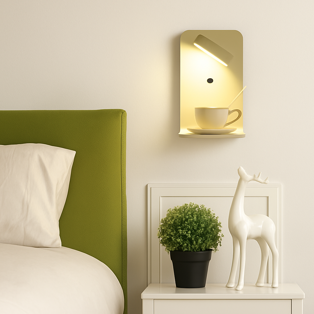 Farlowe LED Wall Light Modern Design – Functional USB Charging & Stylish Illumination