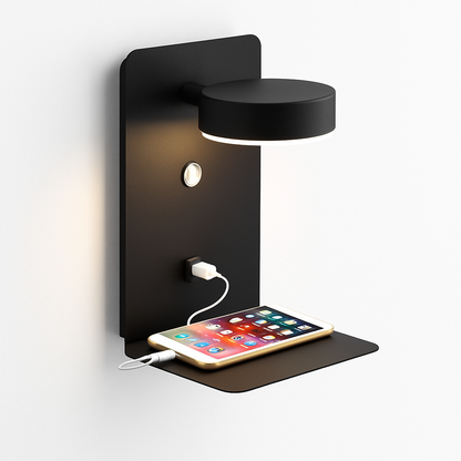 Farlowe LED Wall Light Modern Design – Functional USB Charging & Stylish Illumination