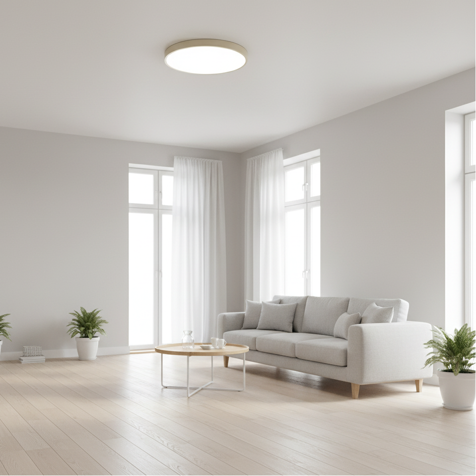 Brixen Modern LED Ceiling Light Fixture – Dimmable Design for Versatile Spaces