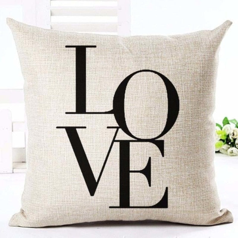 Sorelle Love Cushion Cover Home Decor – Elegant Comfort for Cosy Living Spaces
