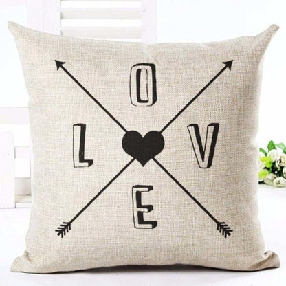 Sorelle Love Cushion Cover Home Decor – Elegant Comfort for Cosy Living Spaces