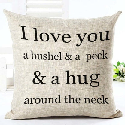 Sorelle Love Cushion Cover Home Decor – Elegant Comfort for Cosy Living Spaces