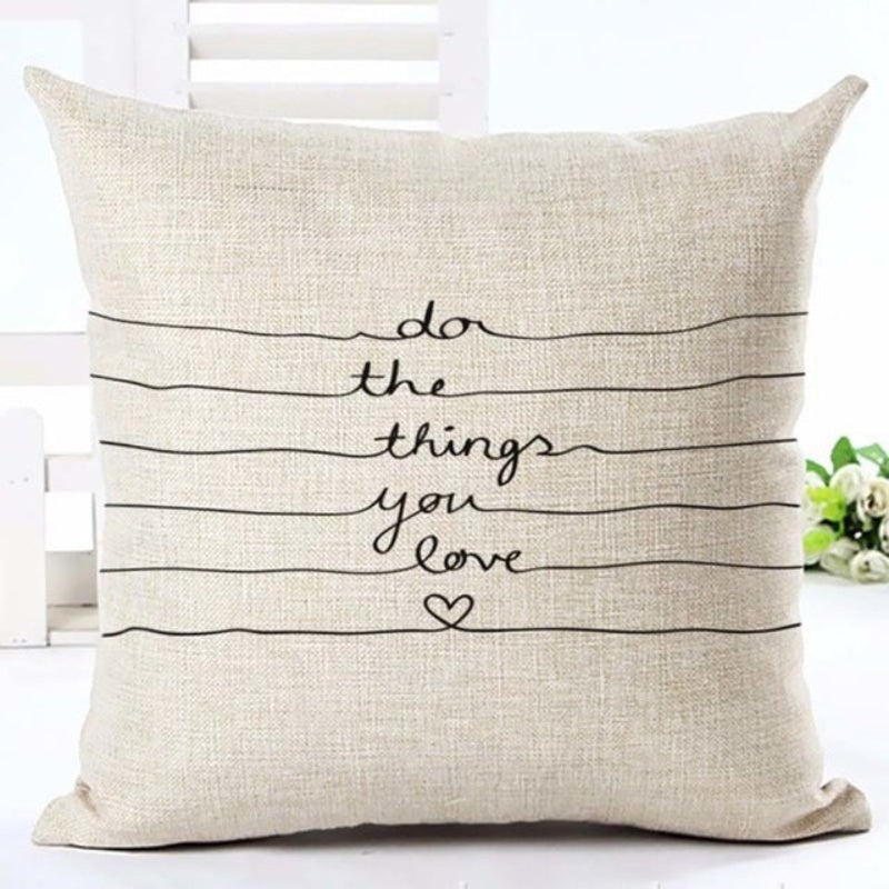 Sorelle Love Cushion Cover Home Decor – Elegant Comfort for Cosy Living Spaces