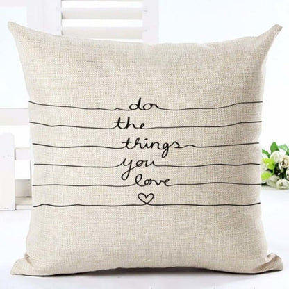 Sorelle Love Cushion Cover Home Decor – Elegant Comfort for Cosy Living Spaces