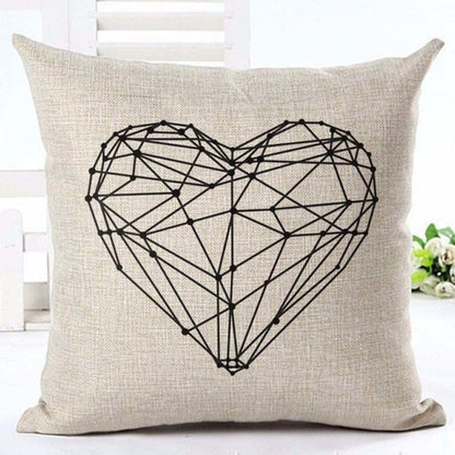 Sorelle Love Cushion Cover Home Decor – Elegant Comfort for Cosy Living Spaces
