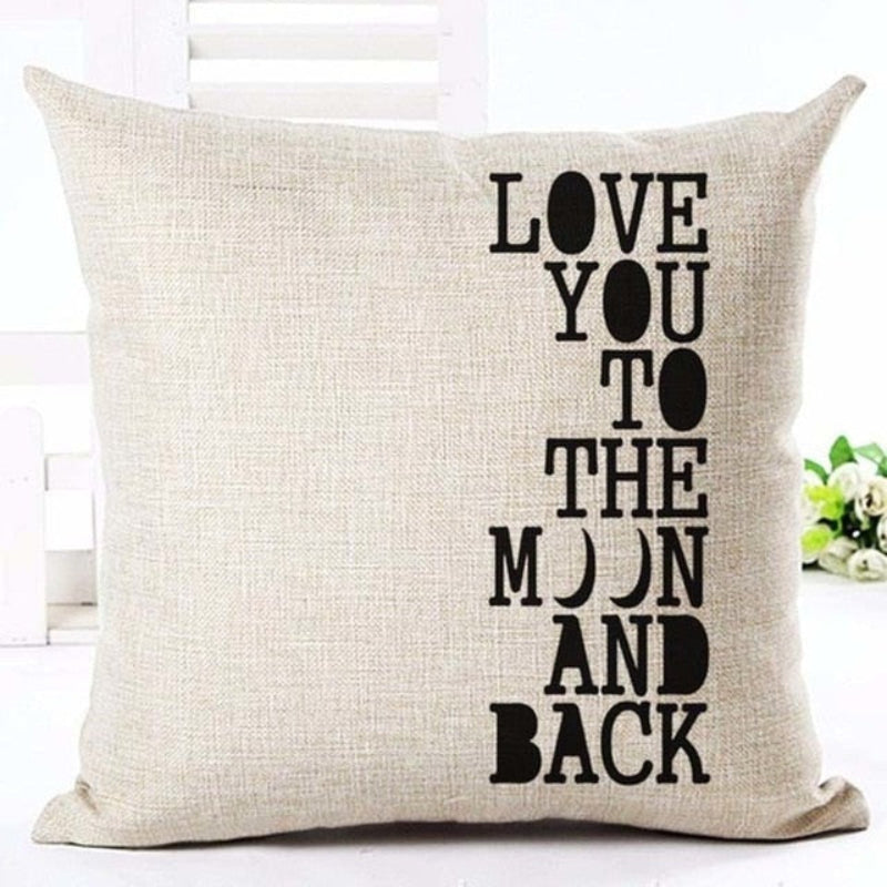 Sorelle Love Cushion Cover Home Decor – Elegant Comfort for Cosy Living Spaces