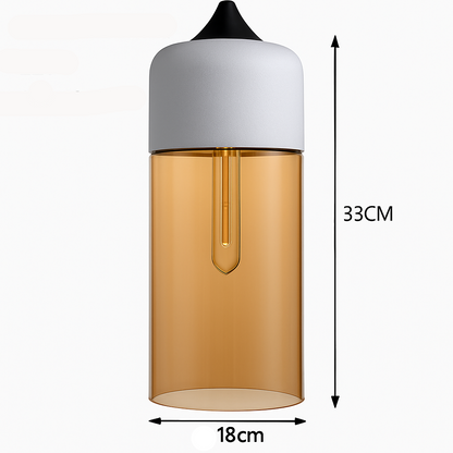 Sovel Modern Pendant Light for Dining Spaces – Elegant Glass and Metal Design