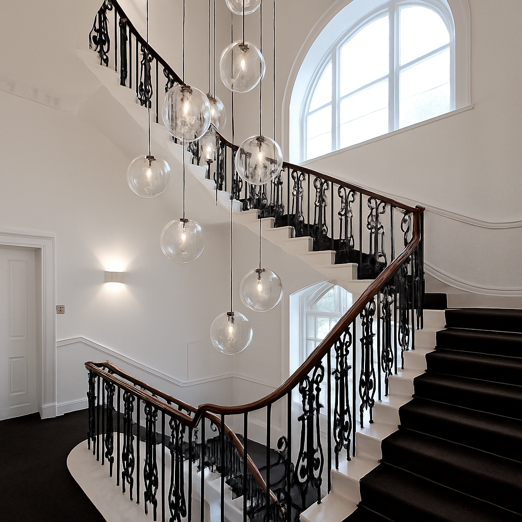 Kina Modern Glass Ball Pendant Light – Elegant Design for Stylish Interiors