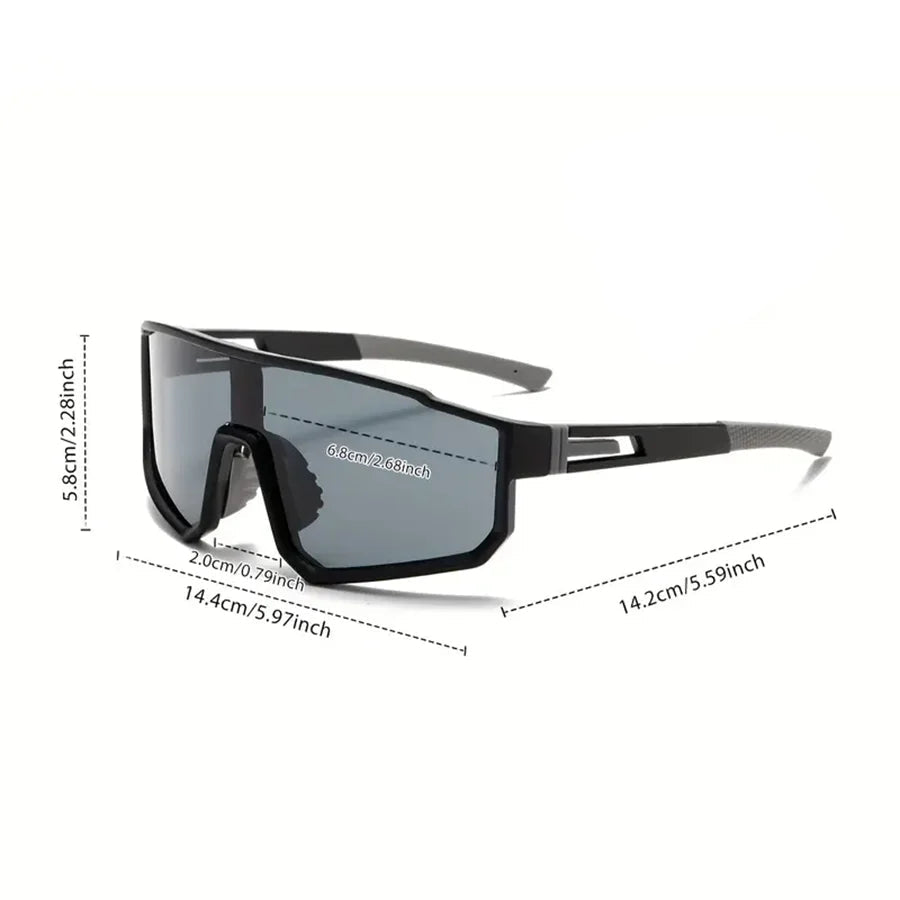 Maverick Men's Colourful Cycling Glasses – Windproof Design for Outdoor Sports