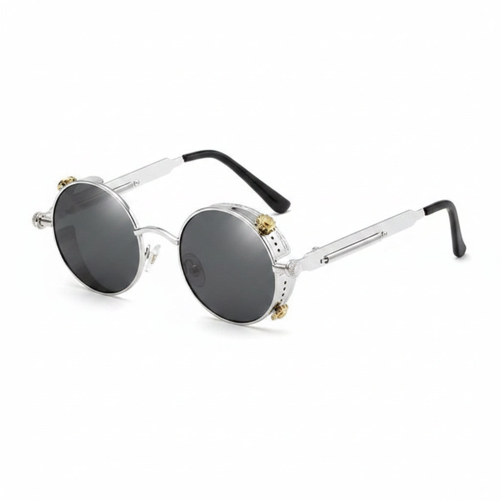 Maver Men's Round Polarized Sunglasses – Stylish UV400 Protection for Everyday Wear