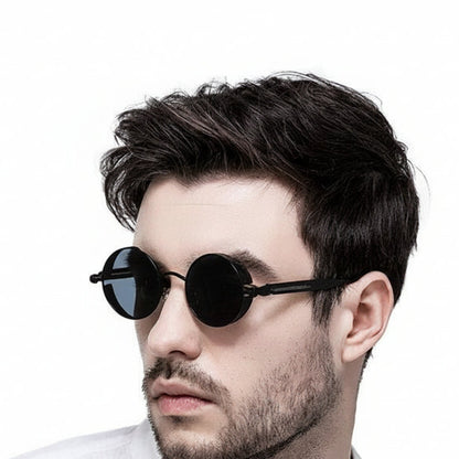 Maver Men's Round Polarized Sunglasses – Stylish UV400 Protection for Everyday Wear