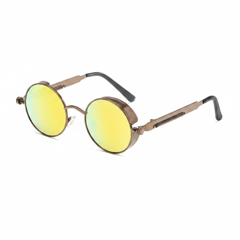 Maver Men's Round Polarized Sunglasses – Stylish UV400 Protection for Everyday Wear