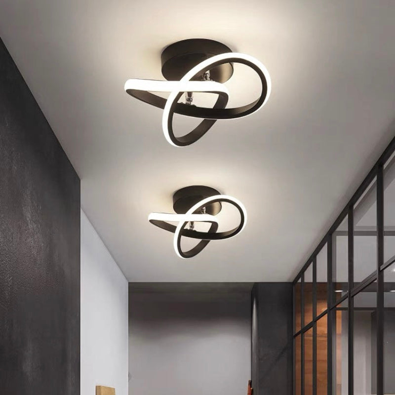 Melo Modern White LED Ceiling Light Fixture – for Contemporary Spaces