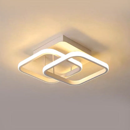 Melo Modern White LED Ceiling Light Fixture – for Contemporary Spaces