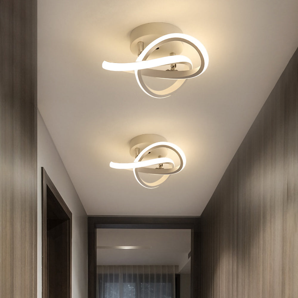Melo Modern White LED Ceiling Light Fixture – for Contemporary Spaces
