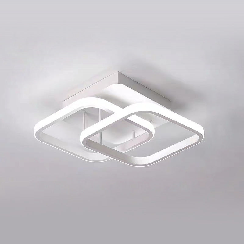 Melo Modern White LED Ceiling Light Fixture – for Contemporary Spaces