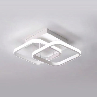 Melo Modern White LED Ceiling Light Fixture – for Contemporary Spaces