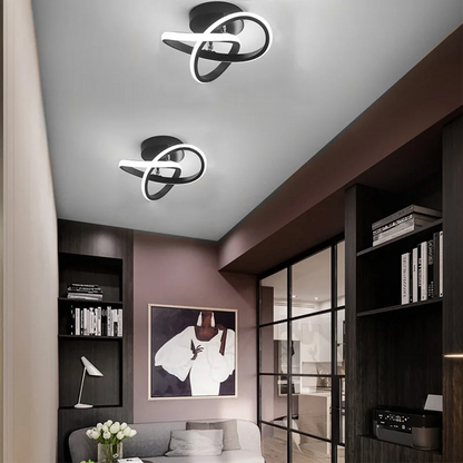 Melo Modern White LED Ceiling Light Fixture – for Contemporary Spaces