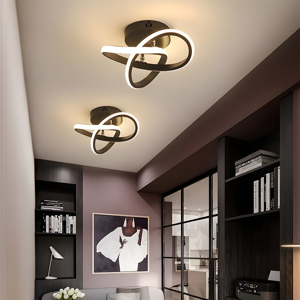 Melo Modern White LED Ceiling Light Fixture – for Contemporary Spaces