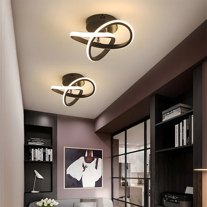 Melo Modern White LED Ceiling Light Fixture – for Contemporary Spaces