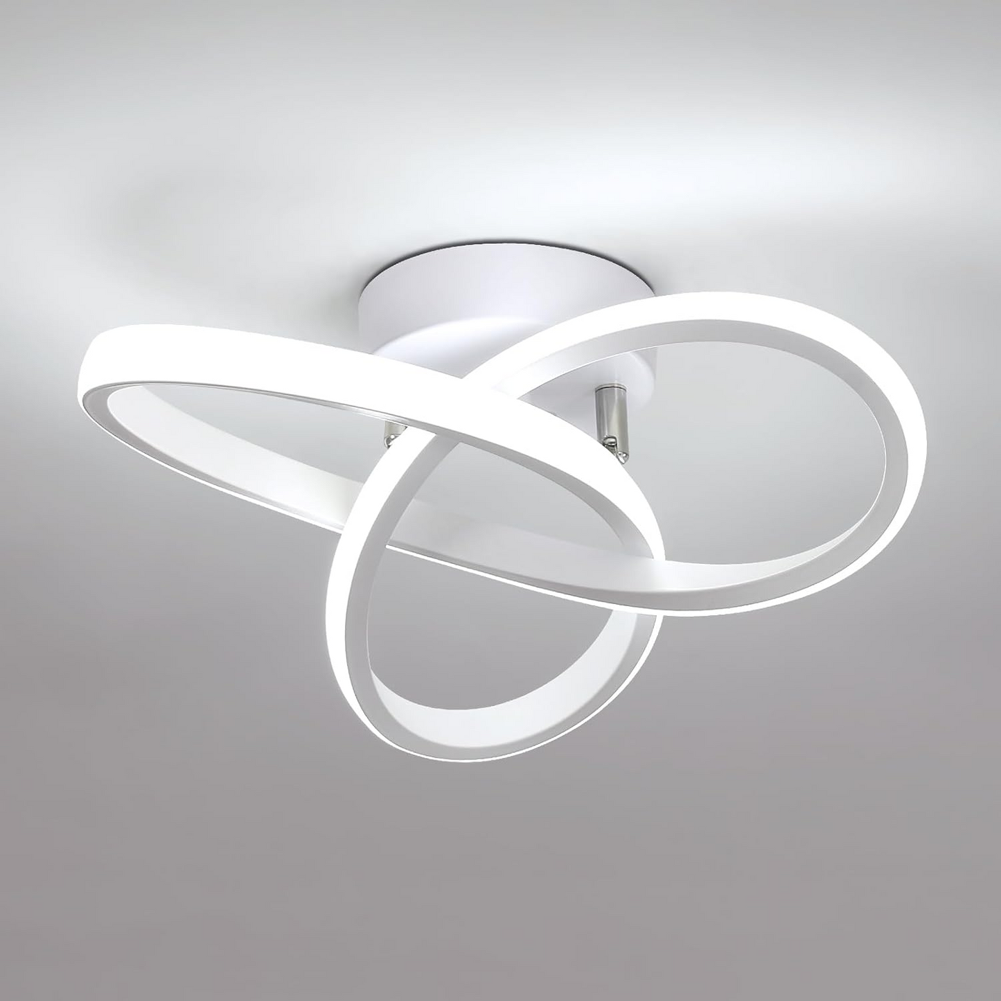 Melo Modern White LED Ceiling Light Fixture – for Contemporary Spaces