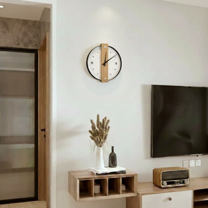 Fern Large Modern Wall Clock – Silent Quartz Design for Tranquil Spaces