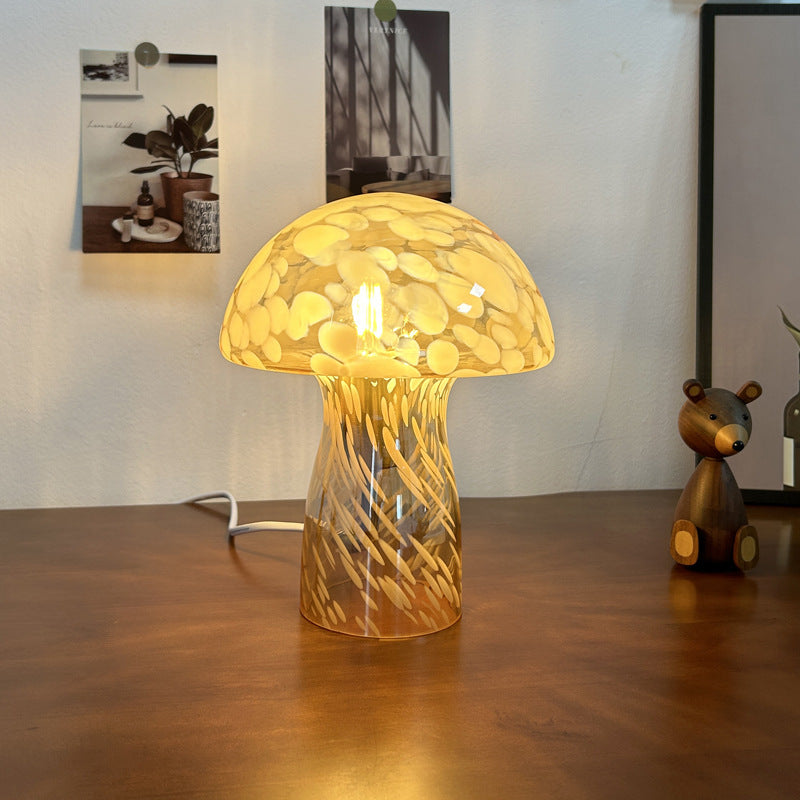 Elyon Modern Art Deco Glass Table Lamp – Stylish Illumination for Any Room