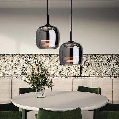 Velora Modern Black Pendant Light – Minimalist Design for Kitchen Island Lighting