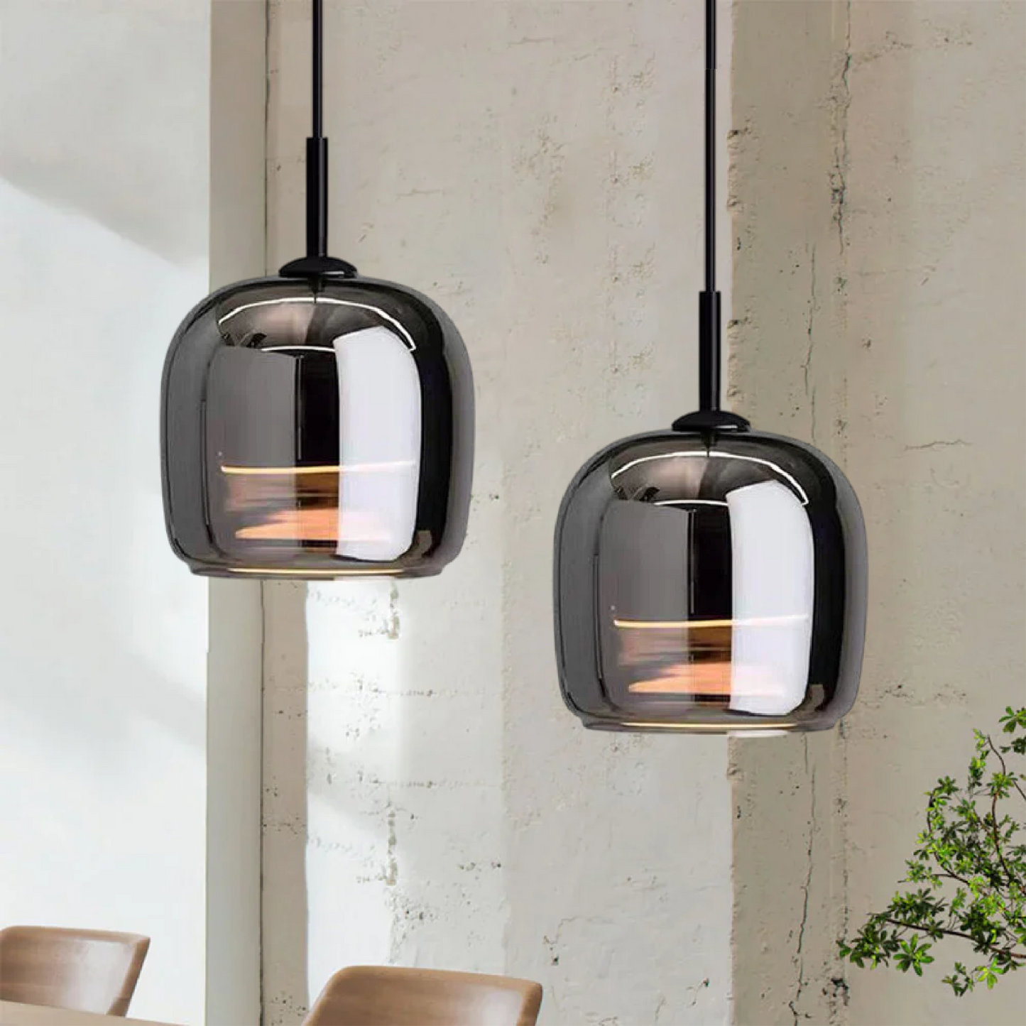 Velora Modern Black Pendant Light – Minimalist Design for Kitchen Island Lighting