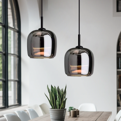 Velora Modern Black Pendant Light – Minimalist Design for Kitchen Island Lighting