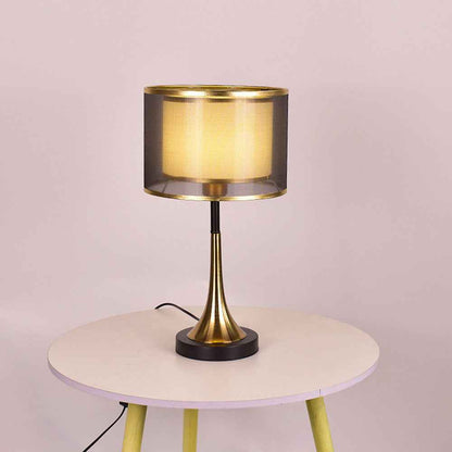 Fifi Modern Gold Table Lamp – Stylish Fabric Design for Cozy Spaces