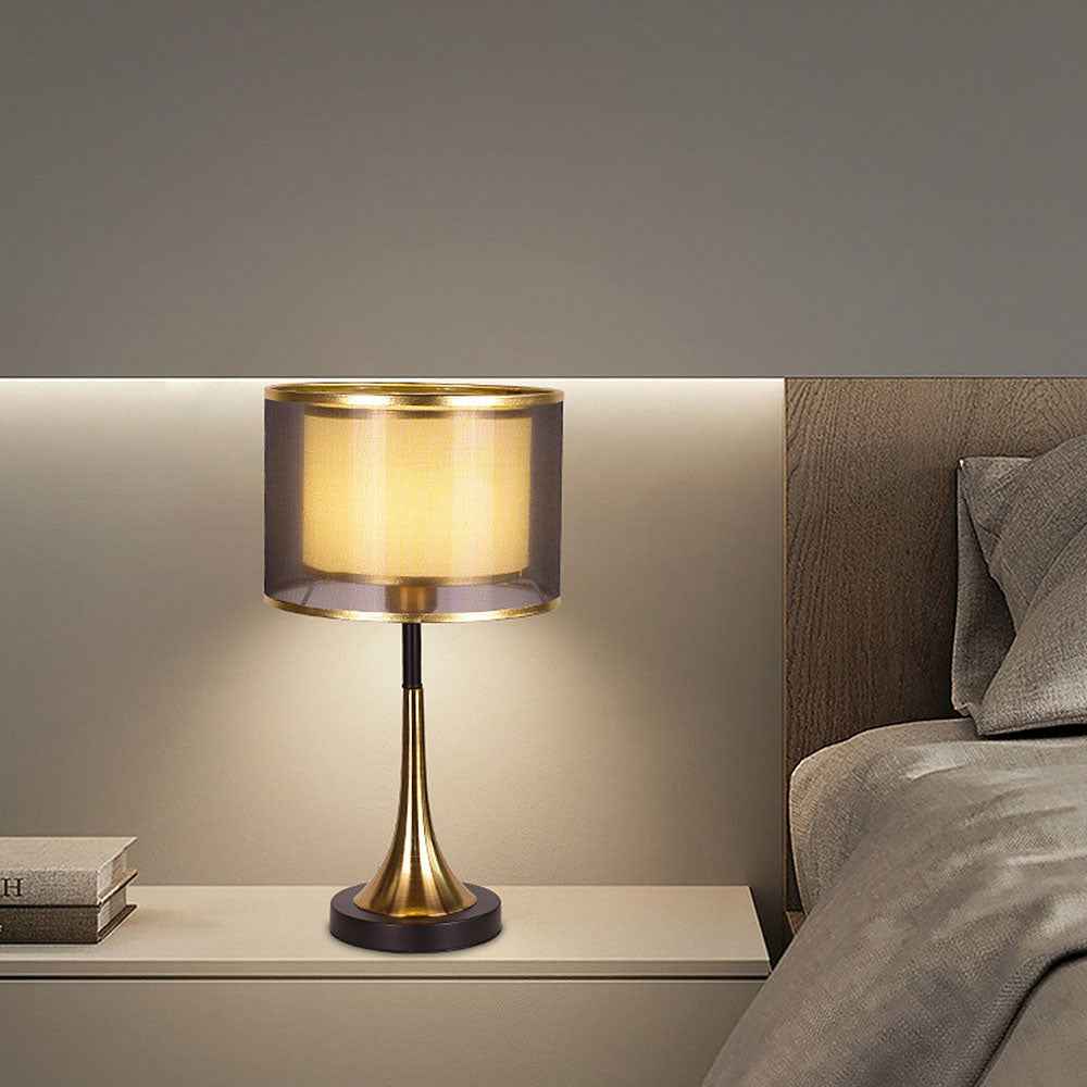 Fifi Modern Gold Table Lamp – Stylish Fabric Design for Cozy Spaces