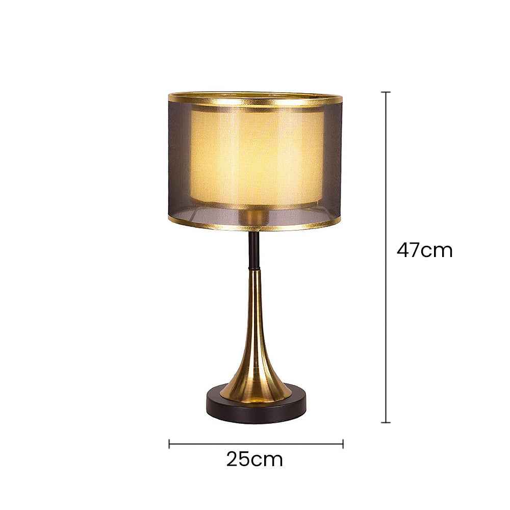 Fifi Modern Gold Table Lamp – Stylish Fabric Design for Cozy Spaces