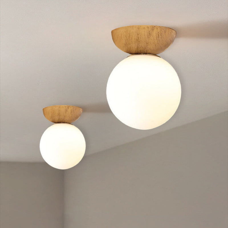 Ovaro Modern Minimalist Ceiling Light Fixture – Elegant Glass Design for Stylish Living Spaces