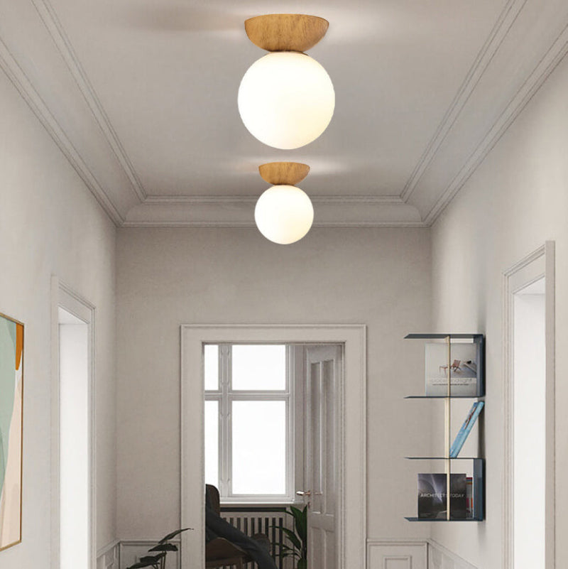 Ovaro Modern Minimalist Ceiling Light Fixture – Elegant Glass Design for Stylish Living Spaces